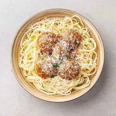 Italian-American Meatball Marinara Pasta